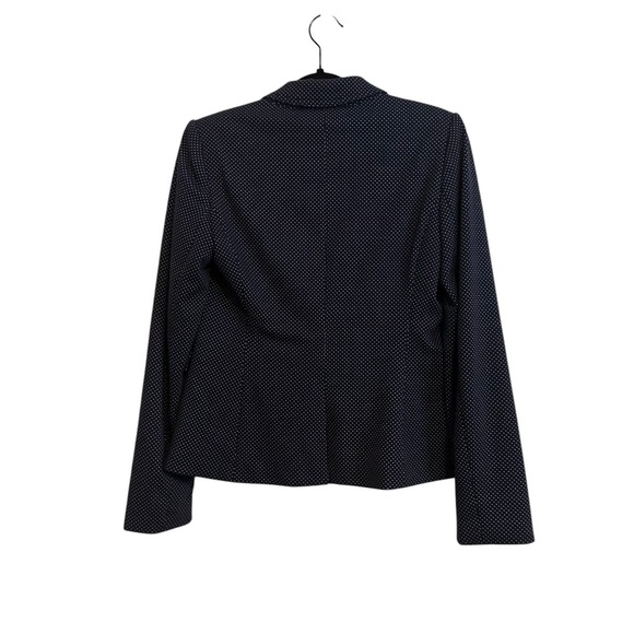 The Limited Navy Blue Micro Dot Blazer Size Small - Picture 3 of 5